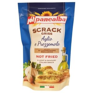 panealba scrack breadsticks with aglio e prezzemolo
