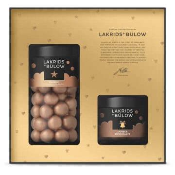 Bülow lakrids gaveæske Classic Caramel & Double Chocolate 420 gr.